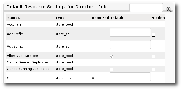 BWeb configurator: Setup default values