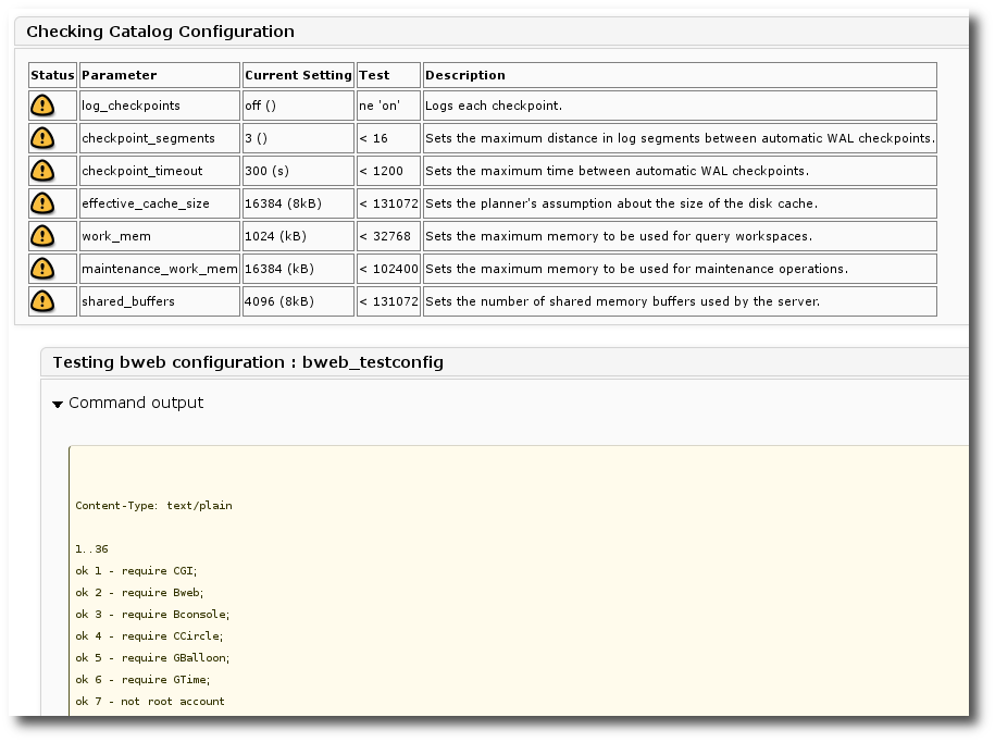 Configuration Checks