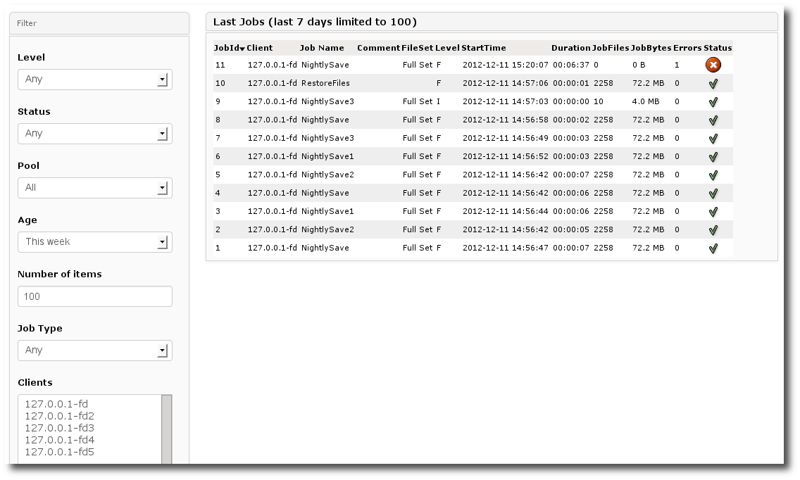 Job History