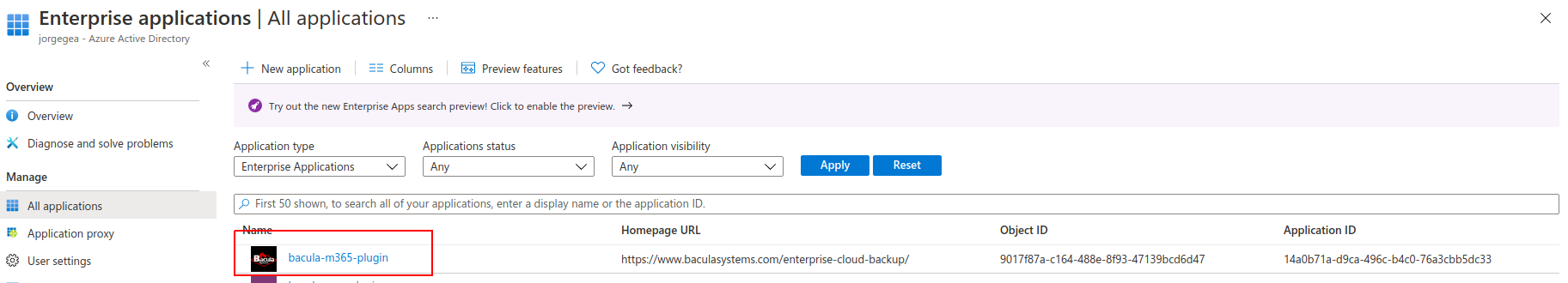 m365-plugin-app in enterprise applications